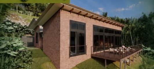 Casa de campo compacta
